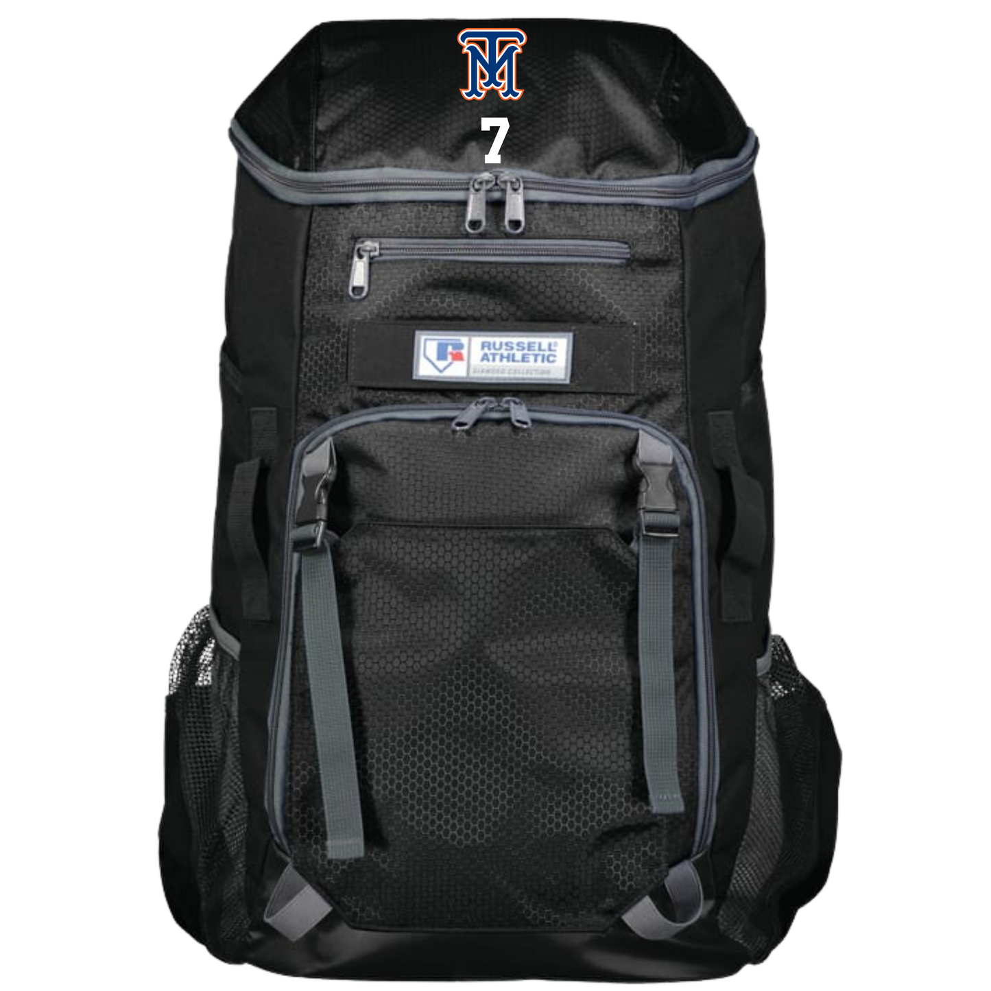 RUSSELL DIAMOND GEAR BACKPACK W/ EMBROIDERED LOGO