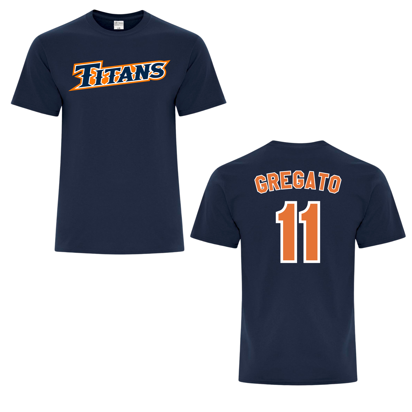 Personalized Name & Number Cotton/Poly T-Shirt