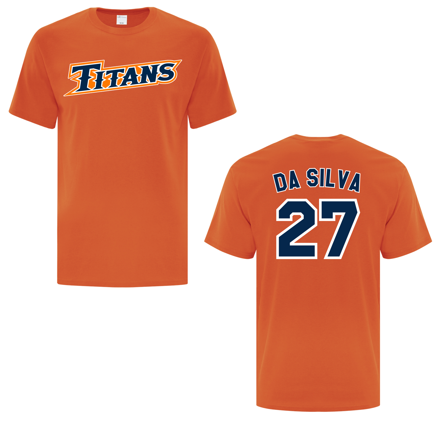 Personalized Name & Number Cotton/Poly T-Shirt