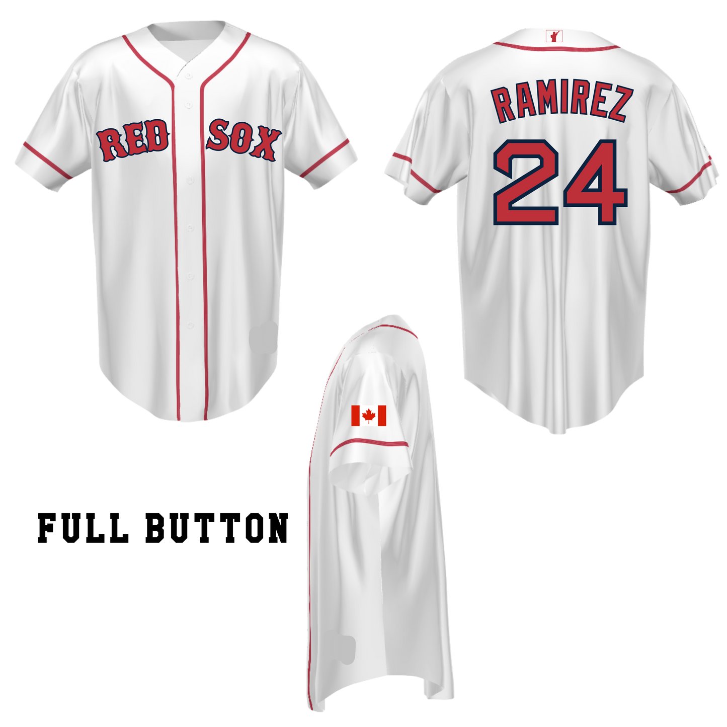 Full Button Sublimated Jersey