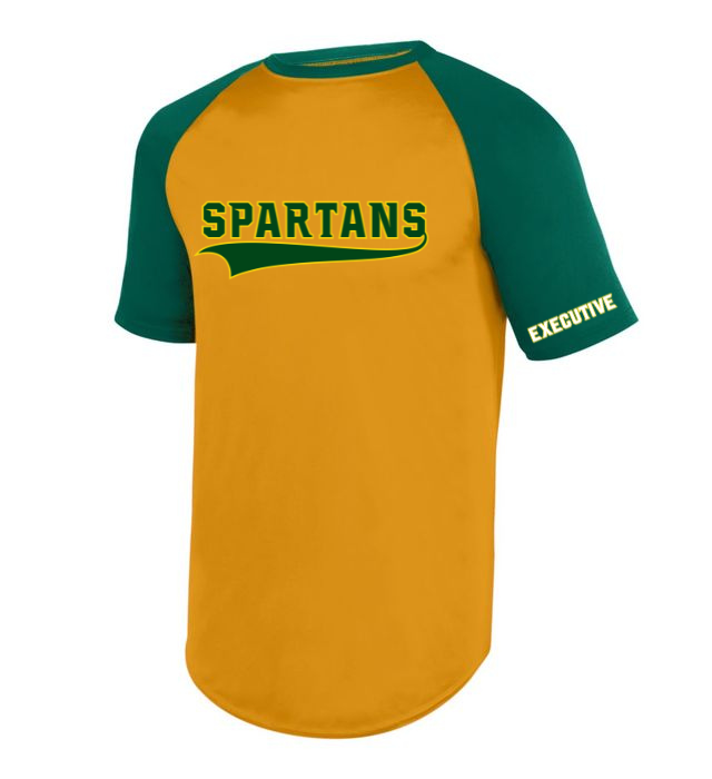 EXECUTIVE - WICKING SHORT SLEEVE RETRO BASEBALL JERSEY