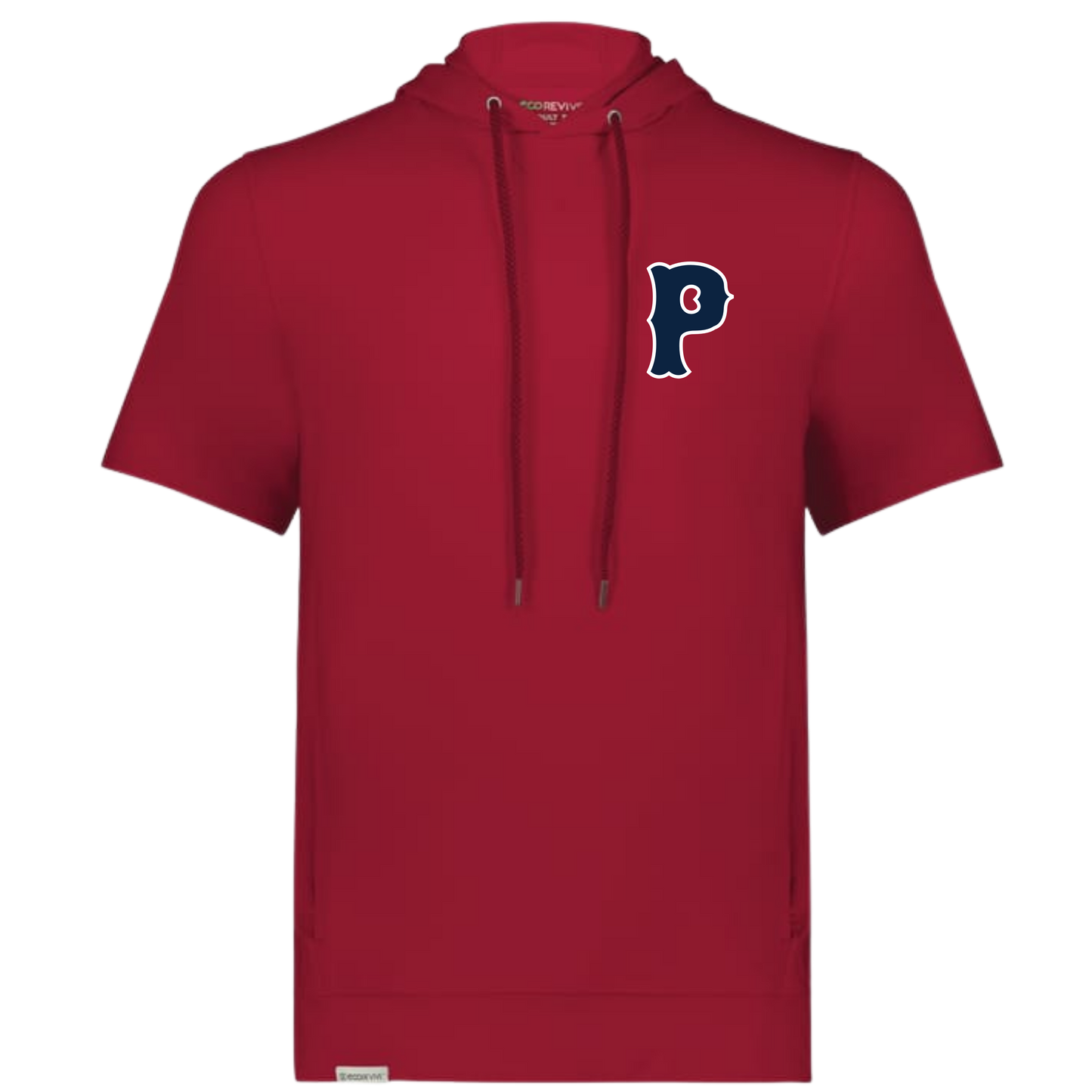 PICKERING P LOGO SOFT KNIT SHORT SLEEVE HOODIE w/ PERSONALIZED NAME AND NUMBER OPTION