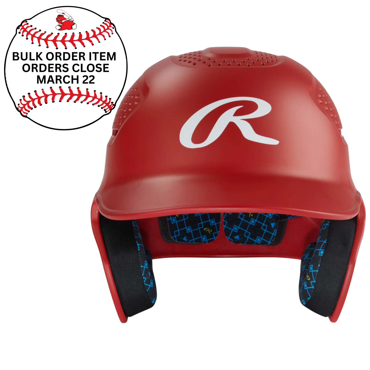 Rawlings RX2 Matte 1-Tone Rep Helmet - SELECT TEAMS