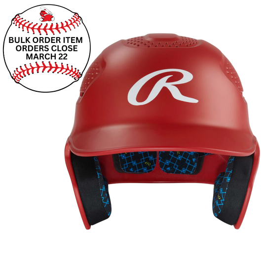 Rawlings RX2 Matte 1-Tone Rep Helmet - SELECT TEAMS
