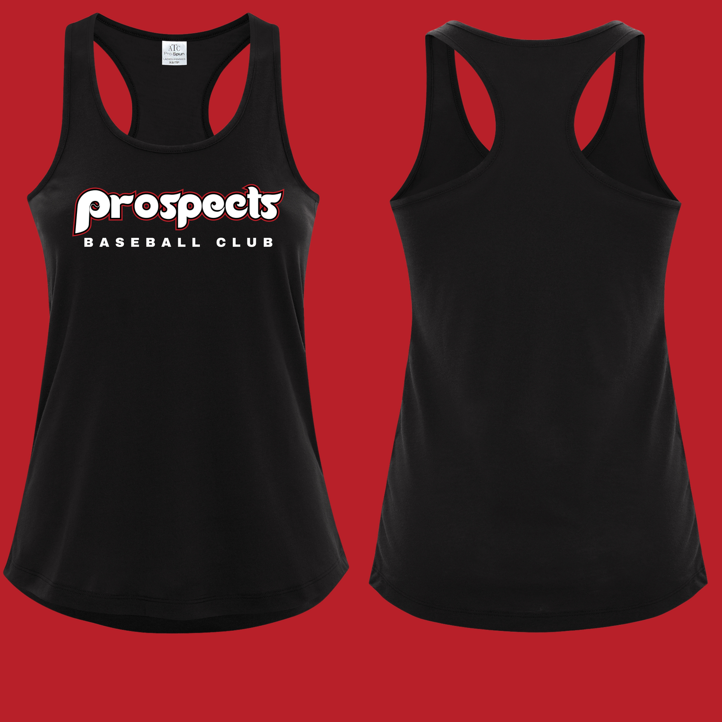 PROSPECTS BASEBALL PRO SPUN® RACERBACK LADIES' TANK