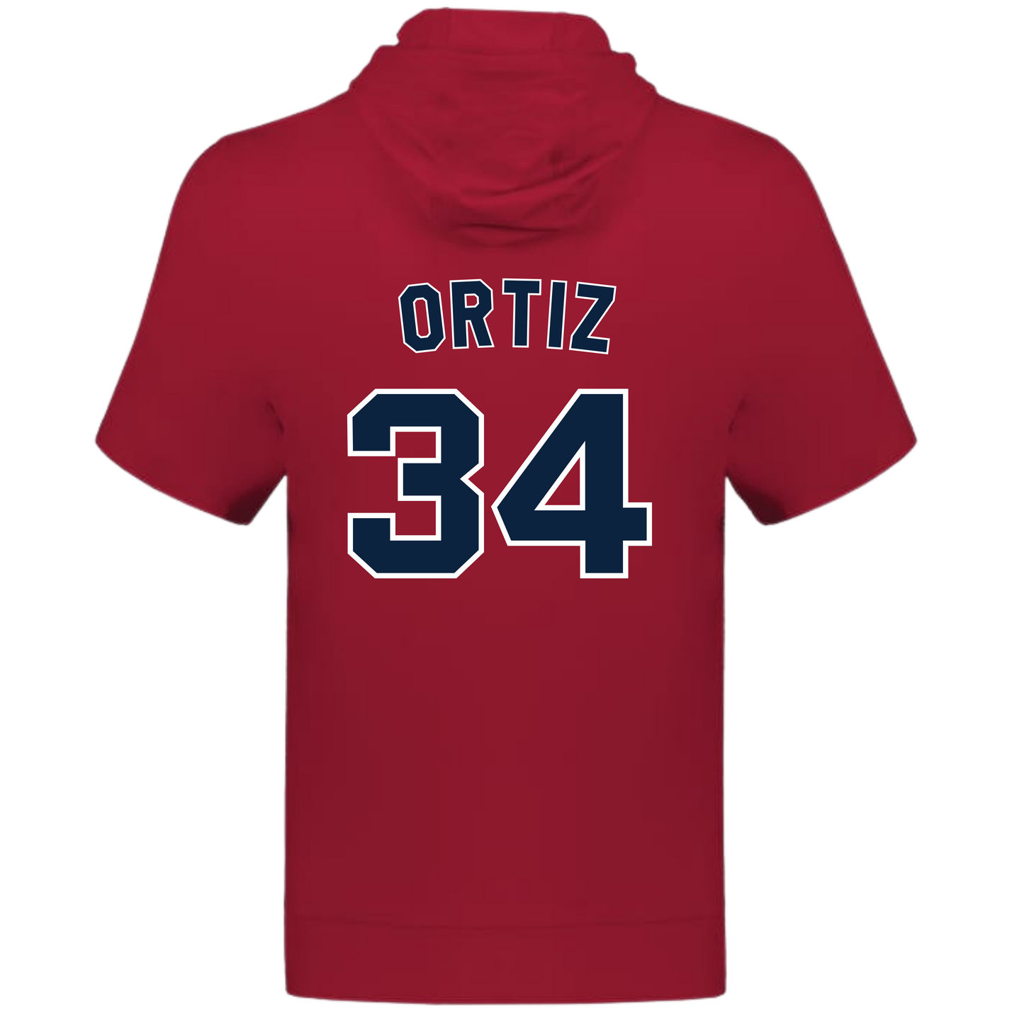 PICKERING P LOGO SOFT KNIT SHORT SLEEVE HOODIE w/ PERSONALIZED NAME AND NUMBER OPTION