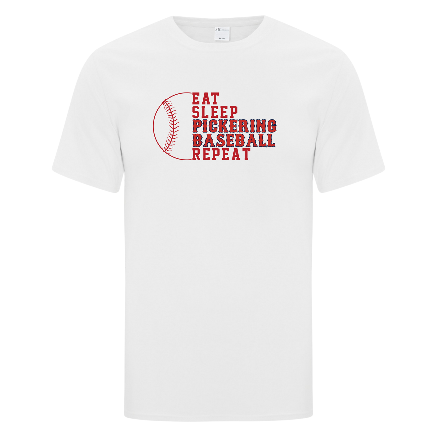 EAT. SLEEP. PICKERING BASEBALL. TEE