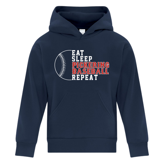 EAT. SLEEP. PICKERING BASEBALL. HOODIE