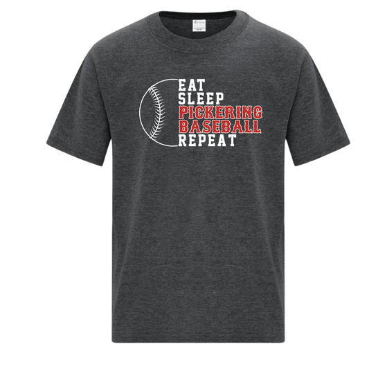 EAT. SLEEP. PICKERING BASEBALL. TEE