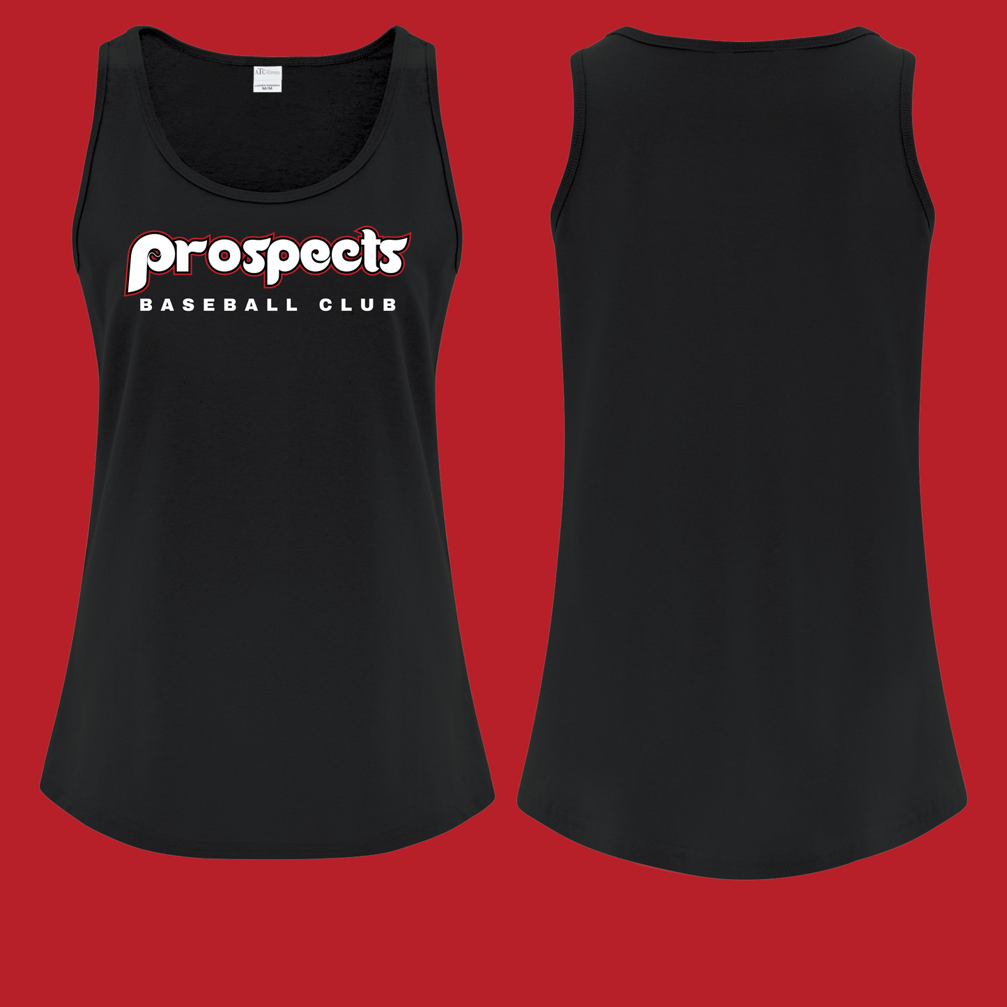 PROSPECTS BASEBALL EUROSPUN® RING SPUN LADIES' TANK