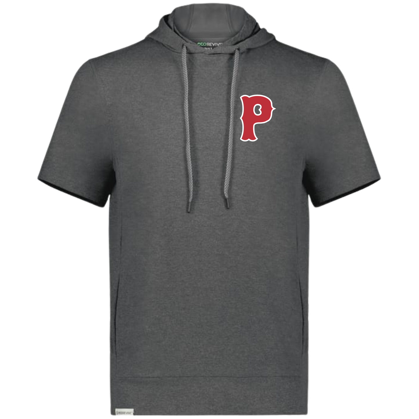 PICKERING P LOGO SOFT KNIT SHORT SLEEVE HOODIE w/ PERSONALIZED NAME AND NUMBER OPTION
