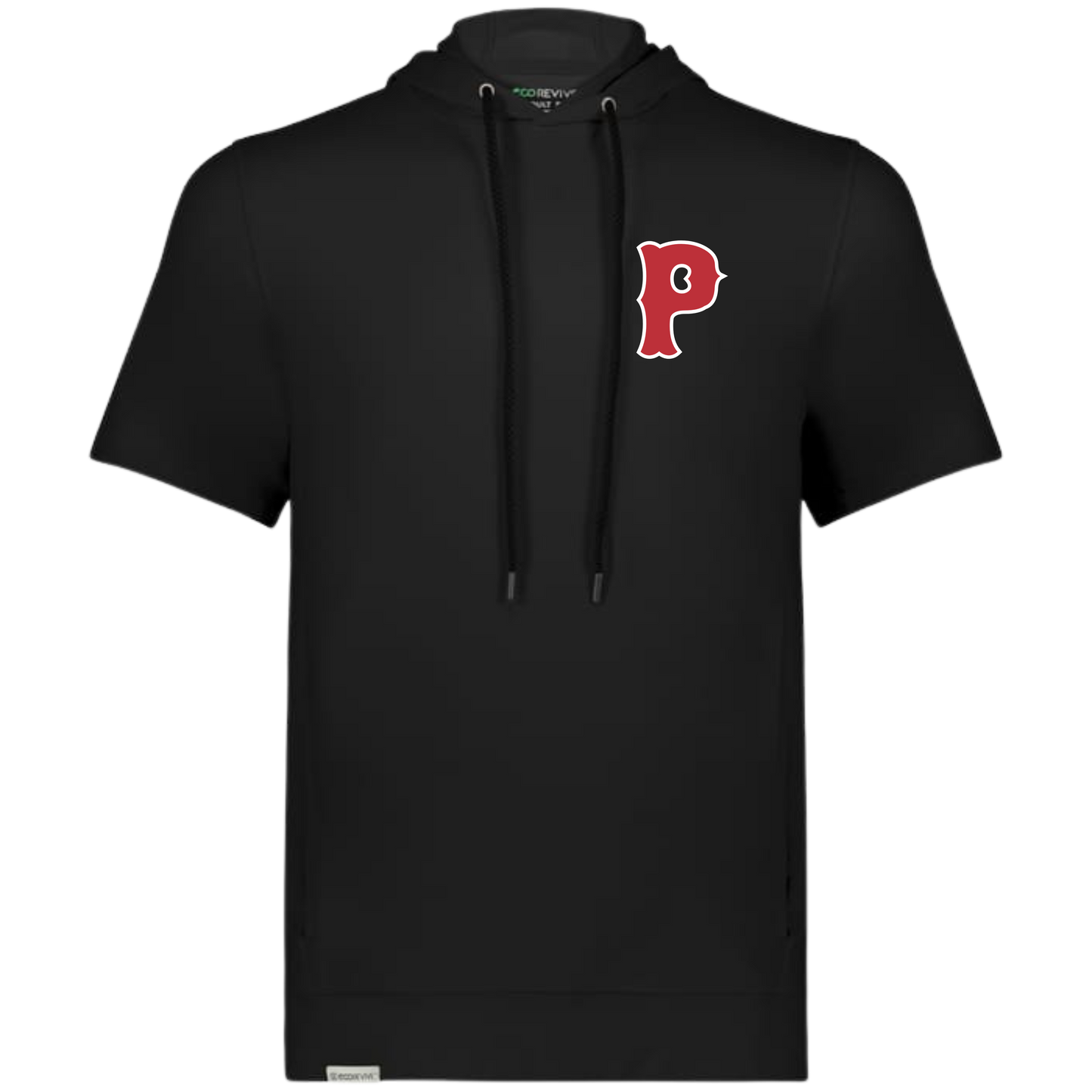PICKERING P LOGO SOFT KNIT SHORT SLEEVE HOODIE w/ PERSONALIZED NAME AND NUMBER OPTION