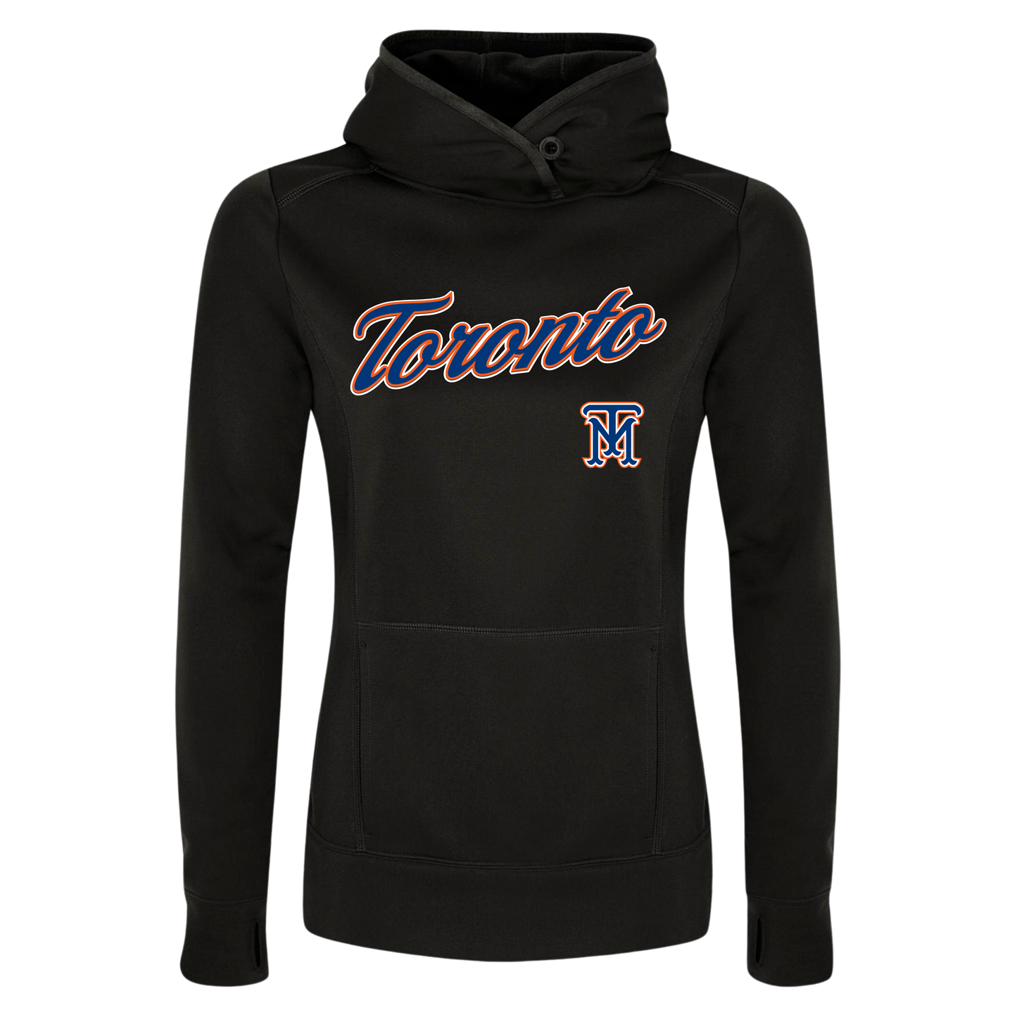 Ladies 100% Polyester "Toronto" Script Hoodie