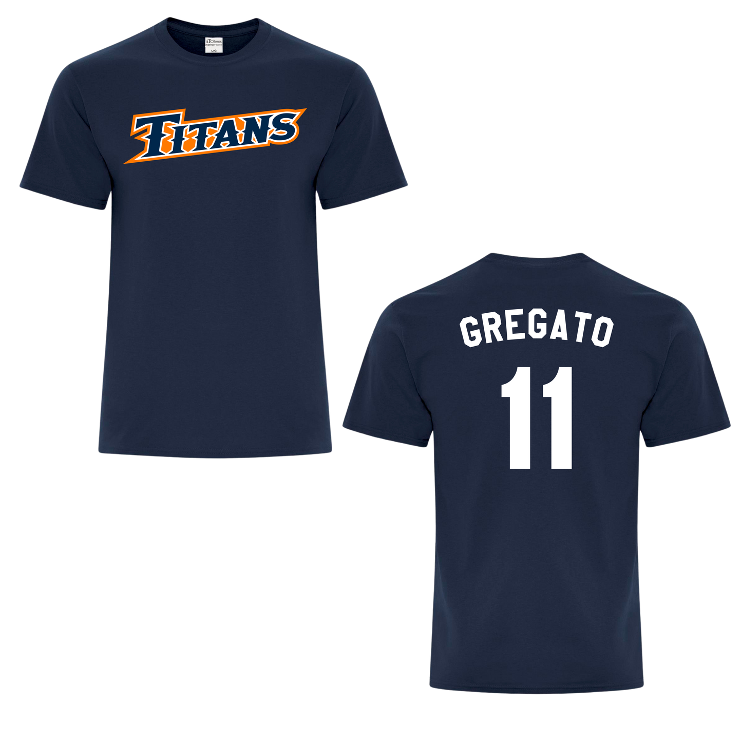 Personalized Name & Number Cotton/Poly T-Shirt
