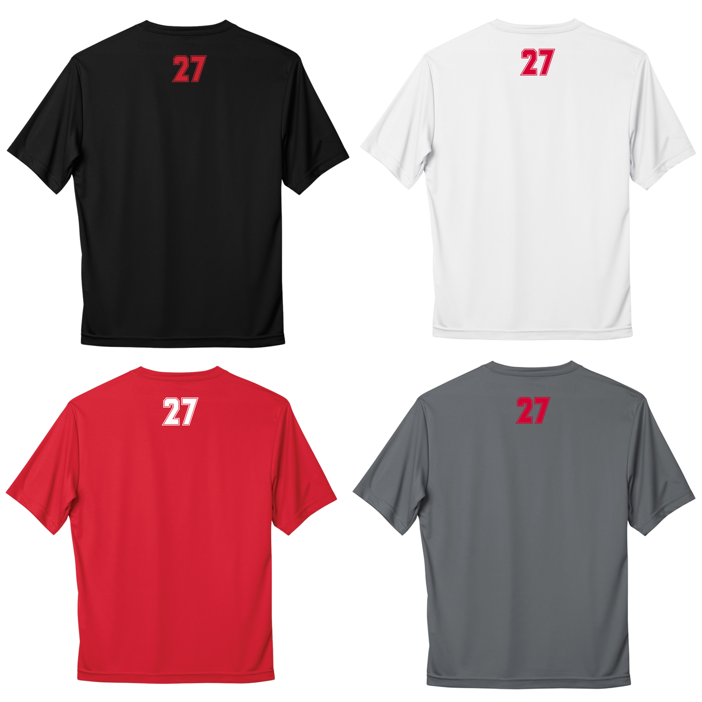 Georgina Bulldogs 4-Pack Dri-Fit G LOGO Tee w/ Number Option