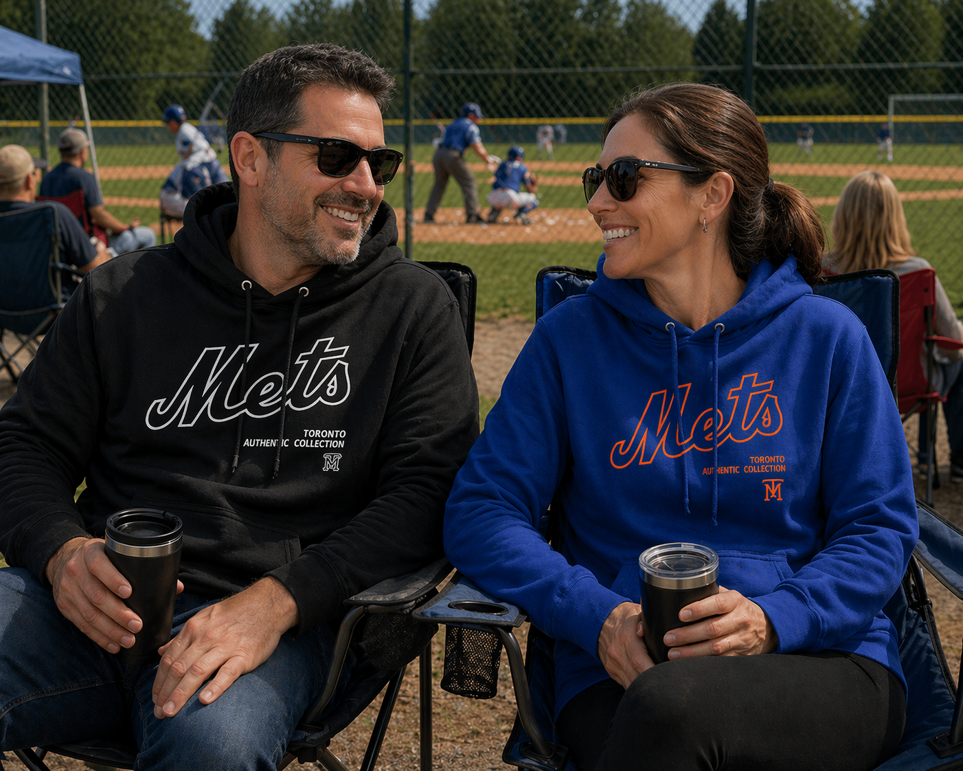 Mets Authentic Collection 100% Polyester Hoodie