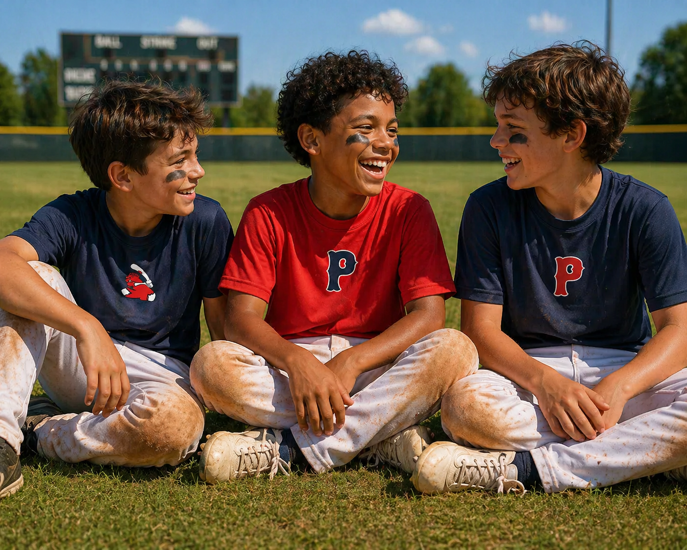 Pickering P Logo 3-Pack Poly "Dri-Fit" Tees with Personalized Number Option