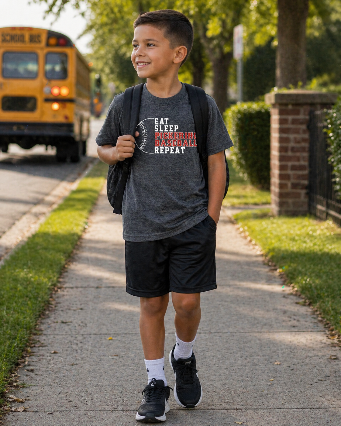 EAT. SLEEP. PICKERING BASEBALL. TEE