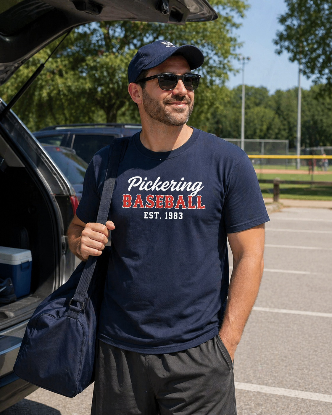 PICKERING BASEBALL EST. 1983 TEE
