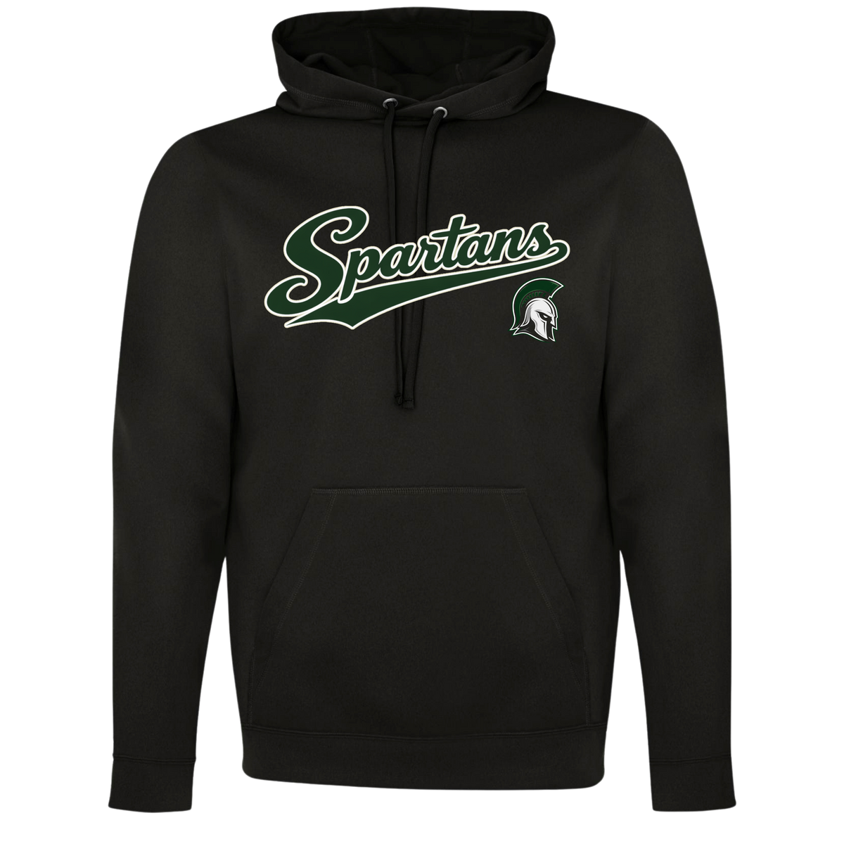 SPARTANS HELMET HOODIE 100% POLY OR COTTON/POLY