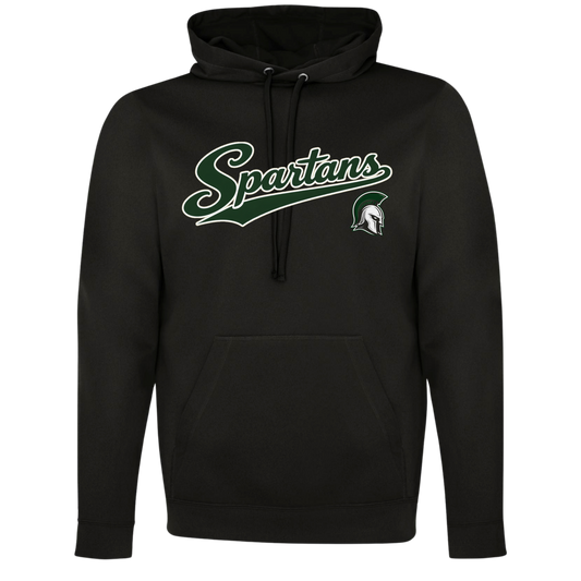 SPARTANS HELMET HOODIE 100% POLY OR COTTON/POLY