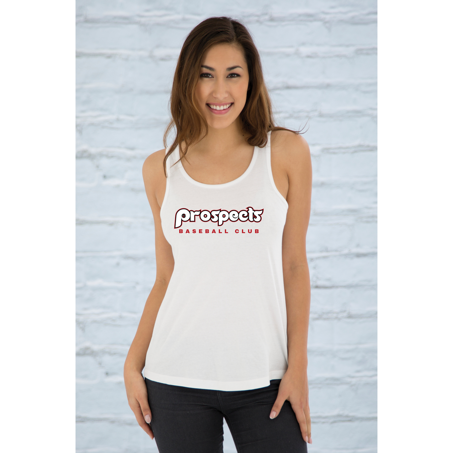 PROSPECTS BASEBALL EUROSPUN® RING SPUN LADIES' TANK
