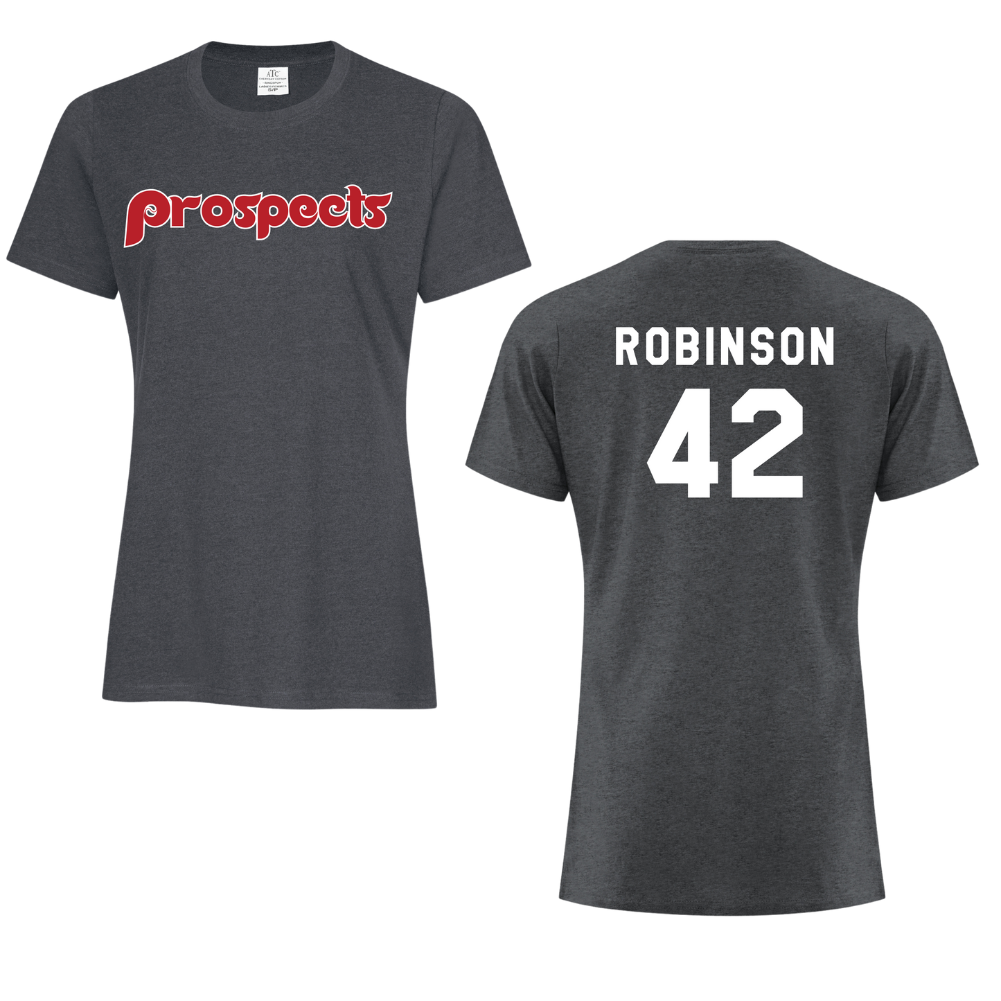 Prospects Ladies Cotton/Poly Tee W/ Name + Number Option